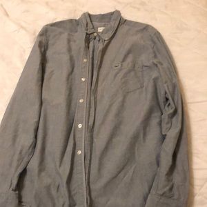 Grey Lacoste Button Down